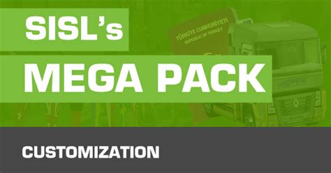 sisl mega pack customization|SiSL's Mega Pack 3.0 [Upd 27.11.2023] .